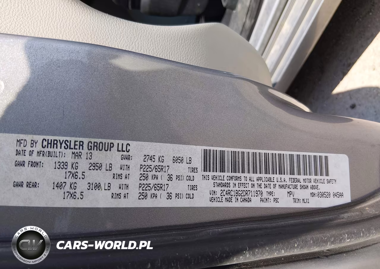 2013 Chrysler Town & Country Touring VIN:2C4RC1BG2DR711970 - 9