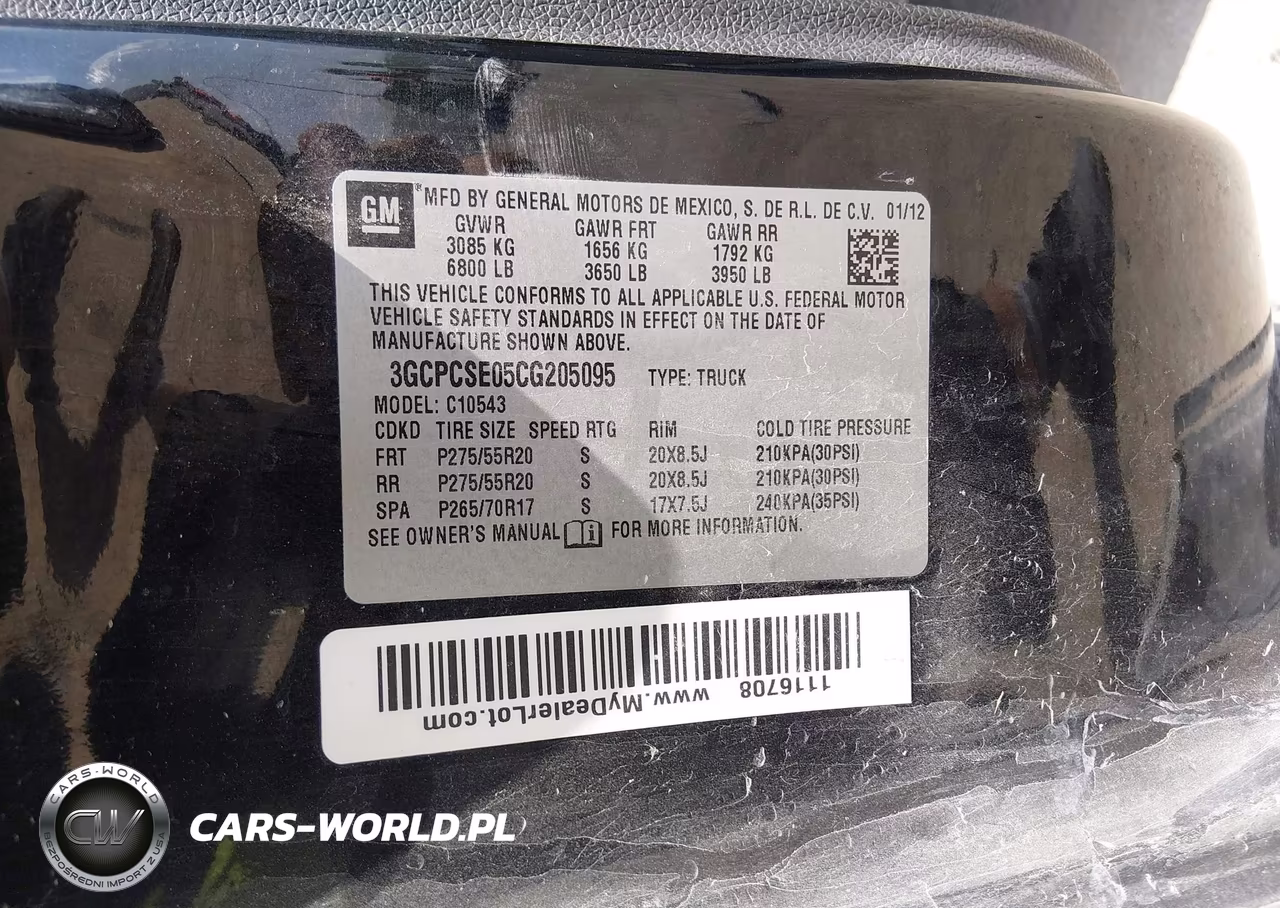 2012 Chevrolet Silverado 1500 Lt VIN:3GCPCSE05CG205095 - 9