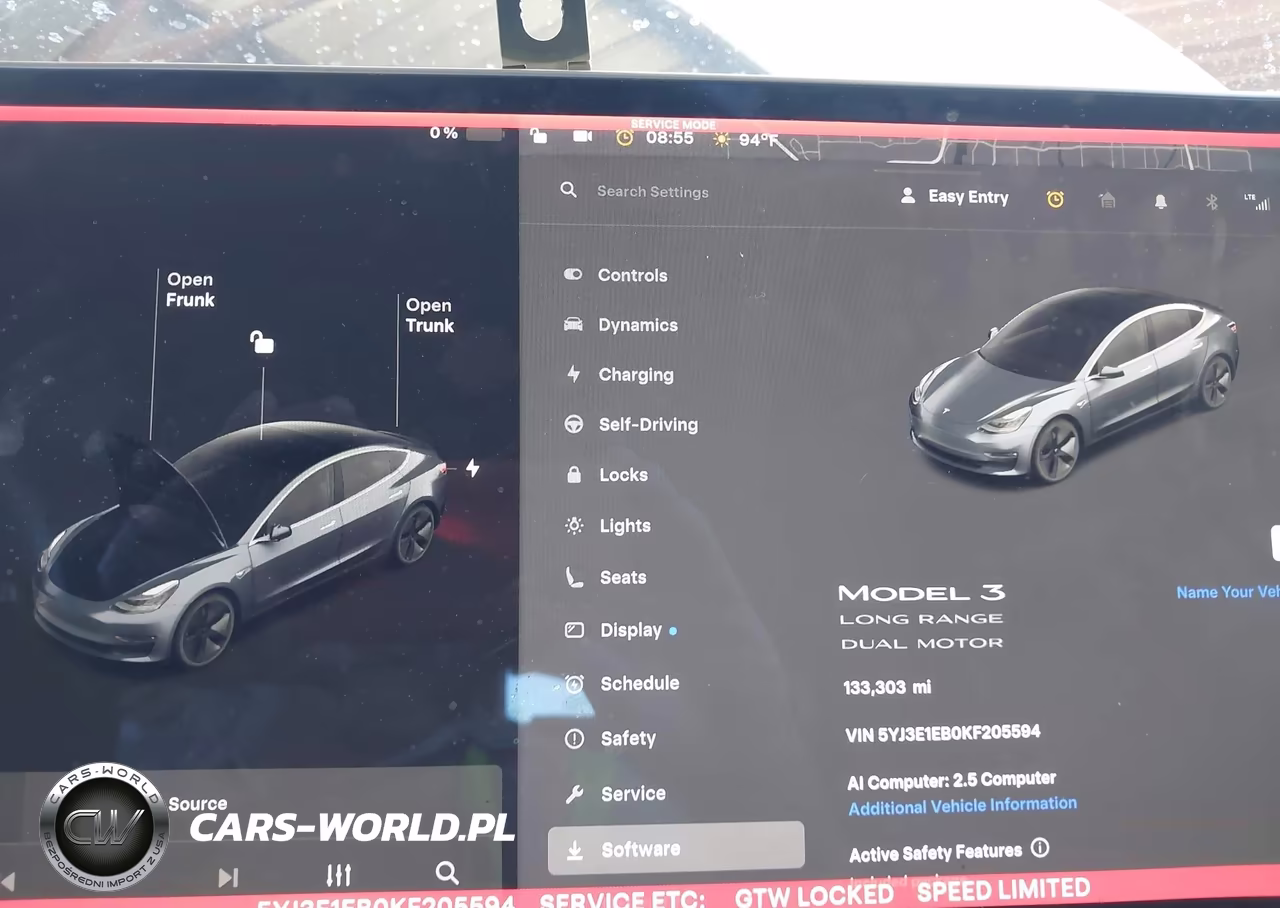 2019 Tesla Model 3 Long Range-Performance VIN:5YJ3E1EB0KF205594 - 17