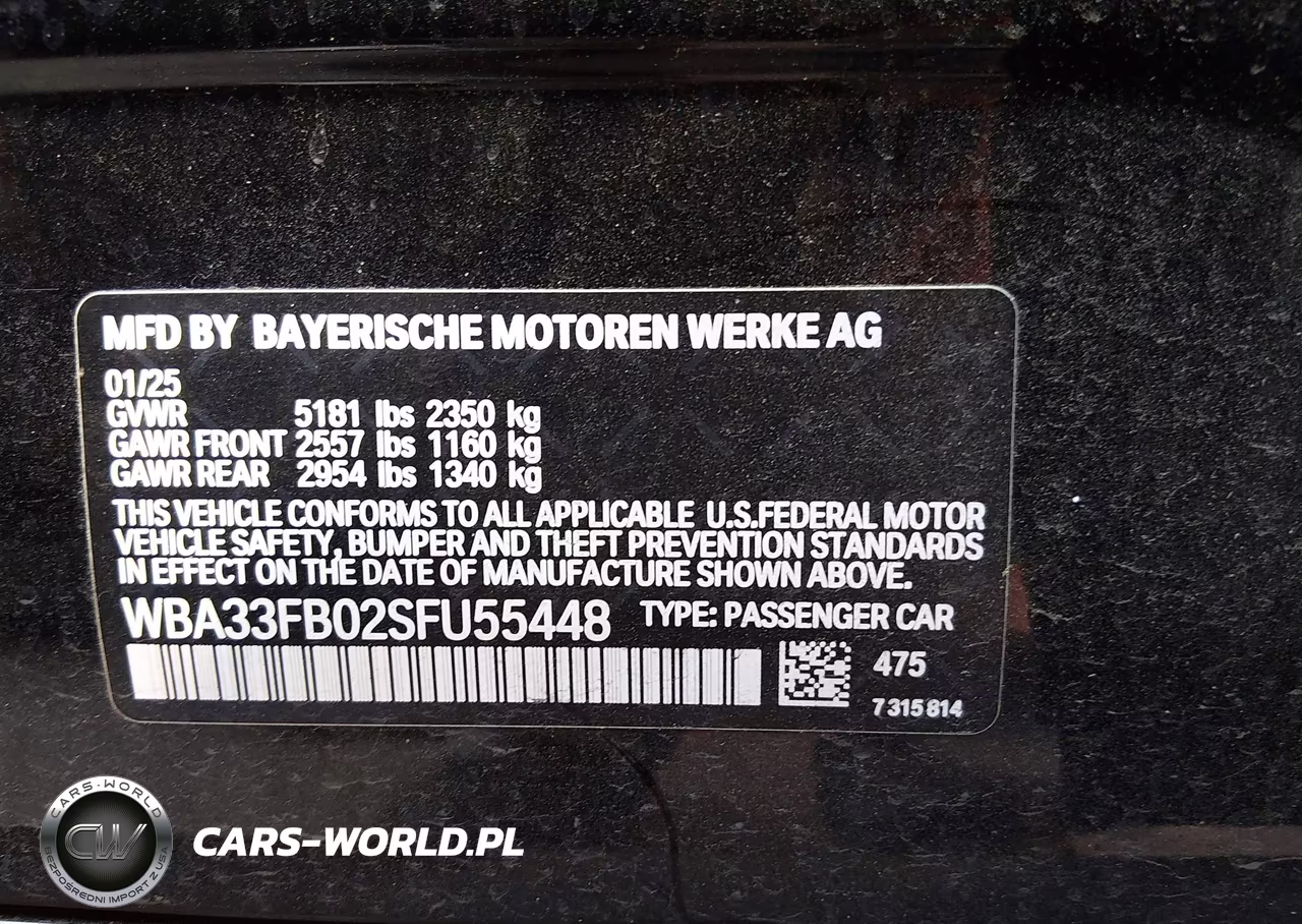 2025 BMW 430I Gran Coupe xDrive VIN:WBA33FB02SFU55448 - 9