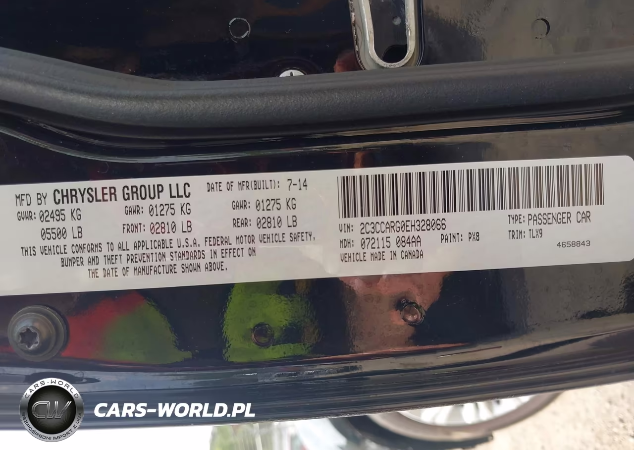 2014 Chrysler 300 VIN:2C3CCARG0EH328066 - 9