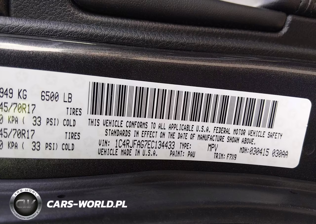 2014 Jeep Grand Cherokee Laredo VIN:1C4RJFAG7EC134433 - 9