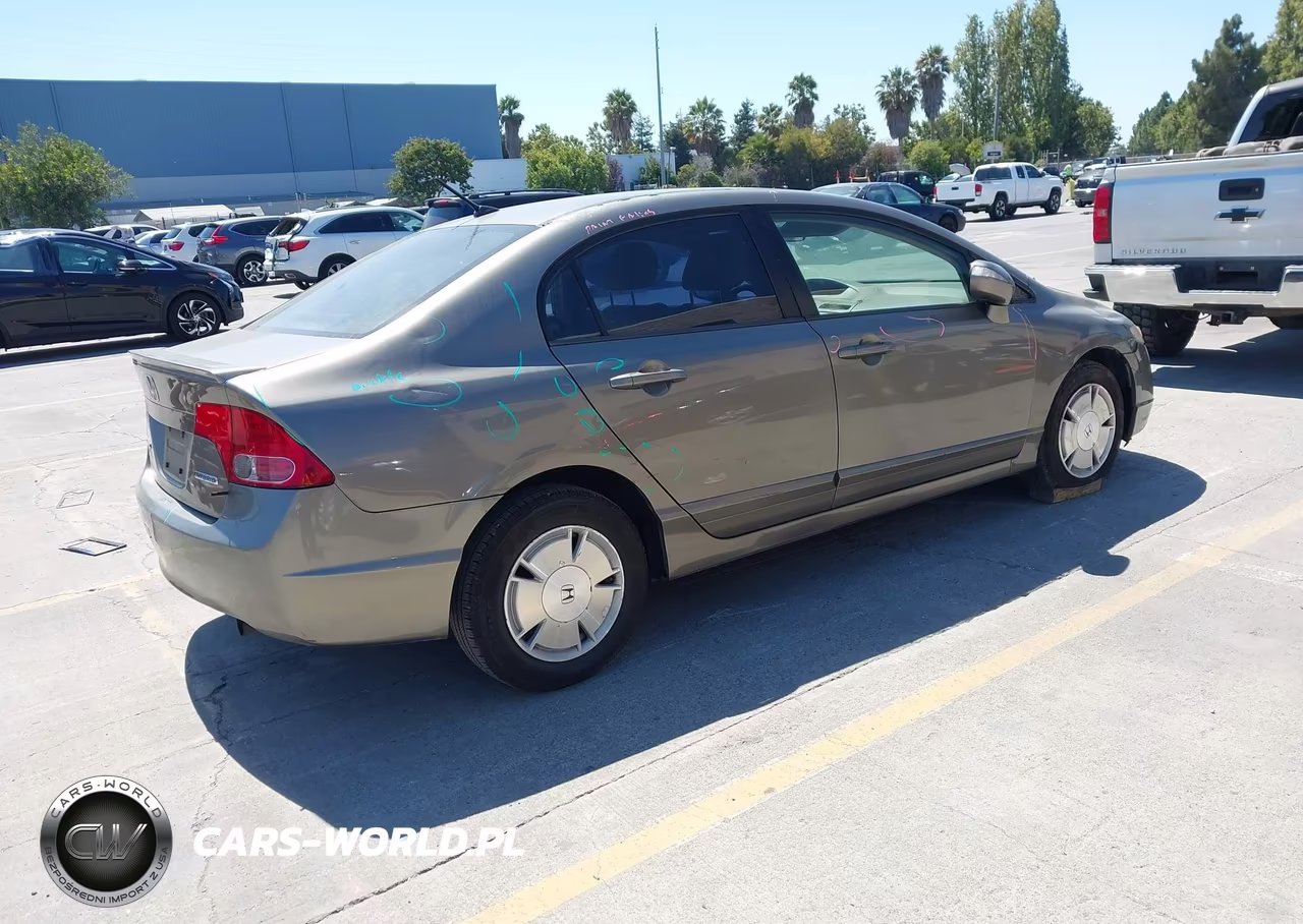 2007 Honda Civic Hybrid VIN:JHMFA36217S024516 - 4