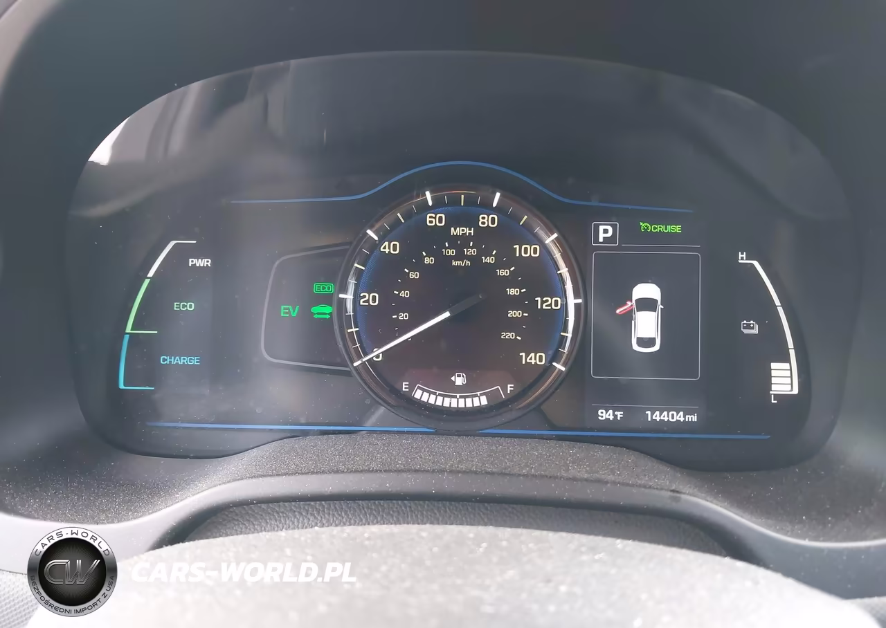 2018 Hyundai Ioniq Hybrid Blue VIN:KMHC65LC5JU100437 - 7