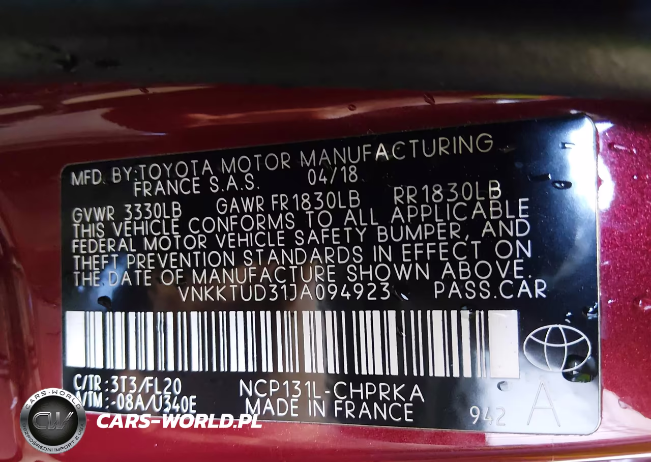 2018 Toyota Yaris Se VIN:VNKKTUD31JA094923 - 9