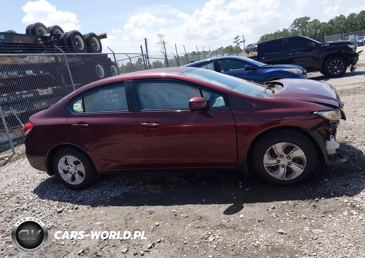 2013 Honda Civic Lx VIN:2HGFB2F57DH505734 - 14