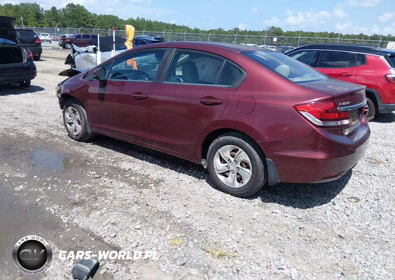 2013 Honda Civic Lx VIN:2HGFB2F57DH505734 - 3