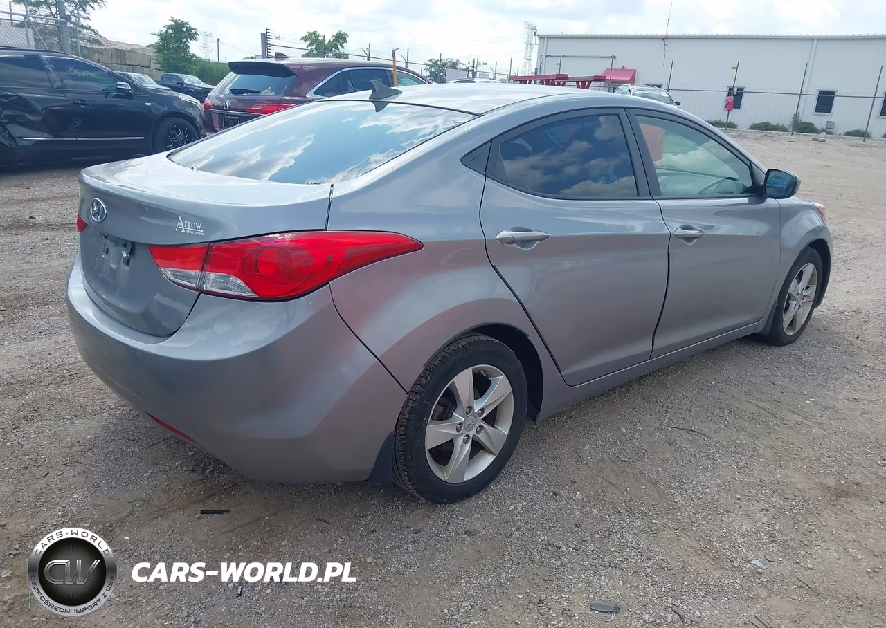 2012 Hyundai Elantra Gls (Ulsan Plant) VIN:KMHDH4AE4CU420087 - 4
