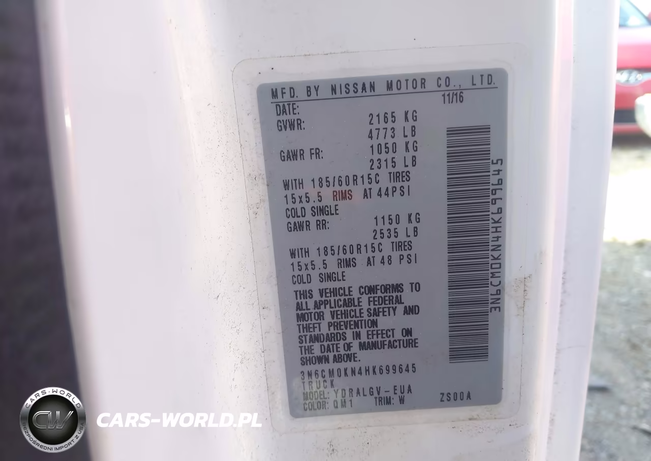 2017 Nissan Nv200 Sv VIN:3N6CM0KN4HK699645 - 9