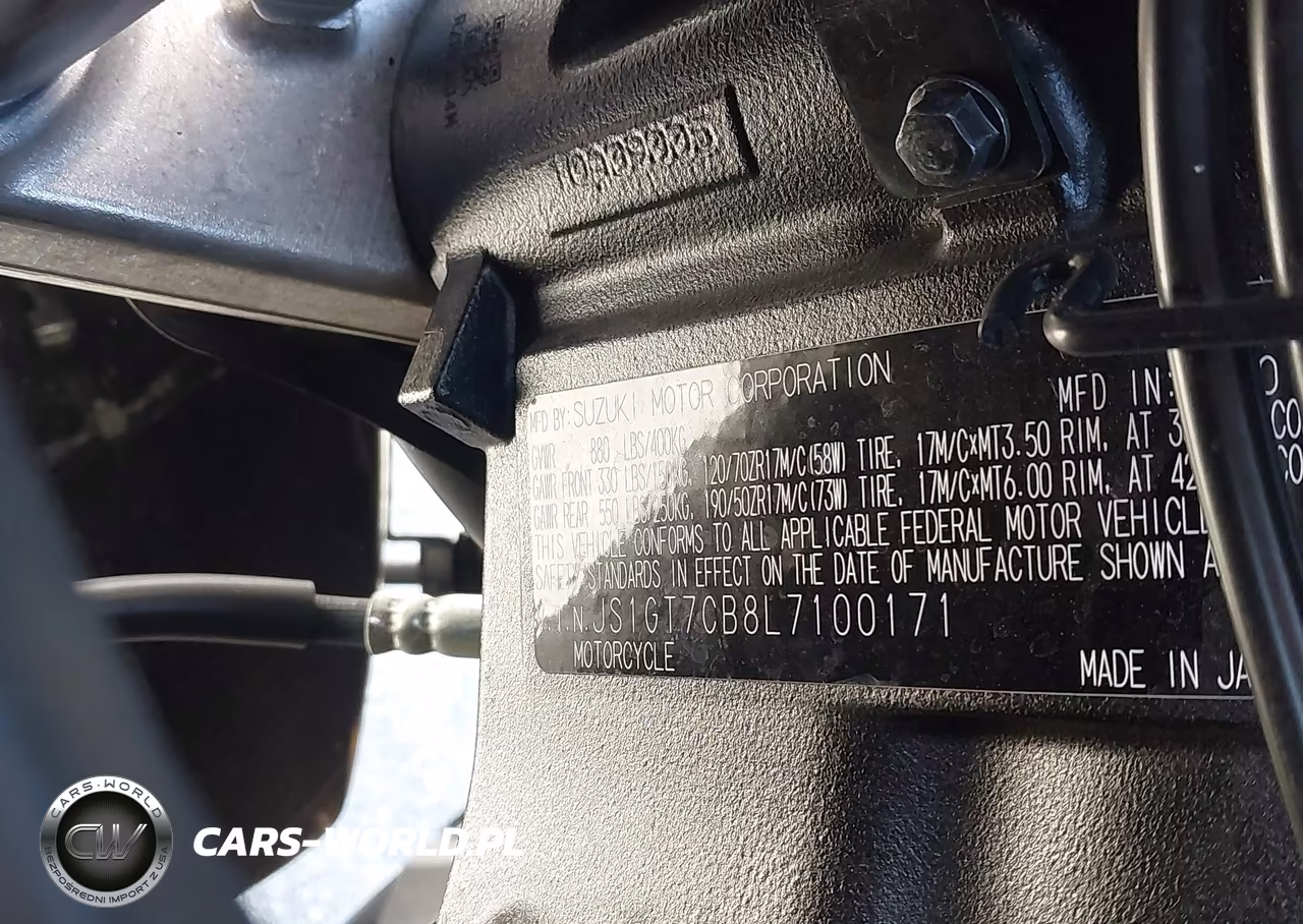 2020 Suzuki Gsx-S1000F A VIN:JS1GT7CB8L7100171 - 10