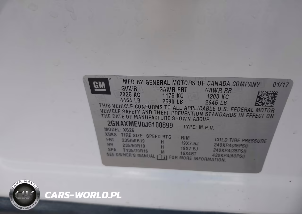 2018 Chevrolet Equinox Premier VIN:2GNAXMEV0J6100899 - 9