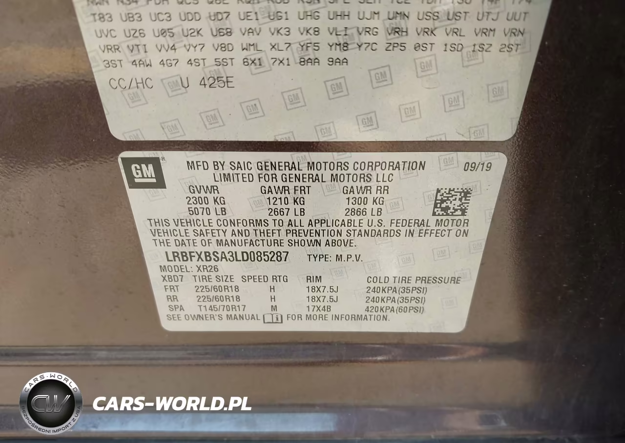 2020 Buick Envision Fwd Preferred VIN:LRBFXBSA3LD085287 - 9