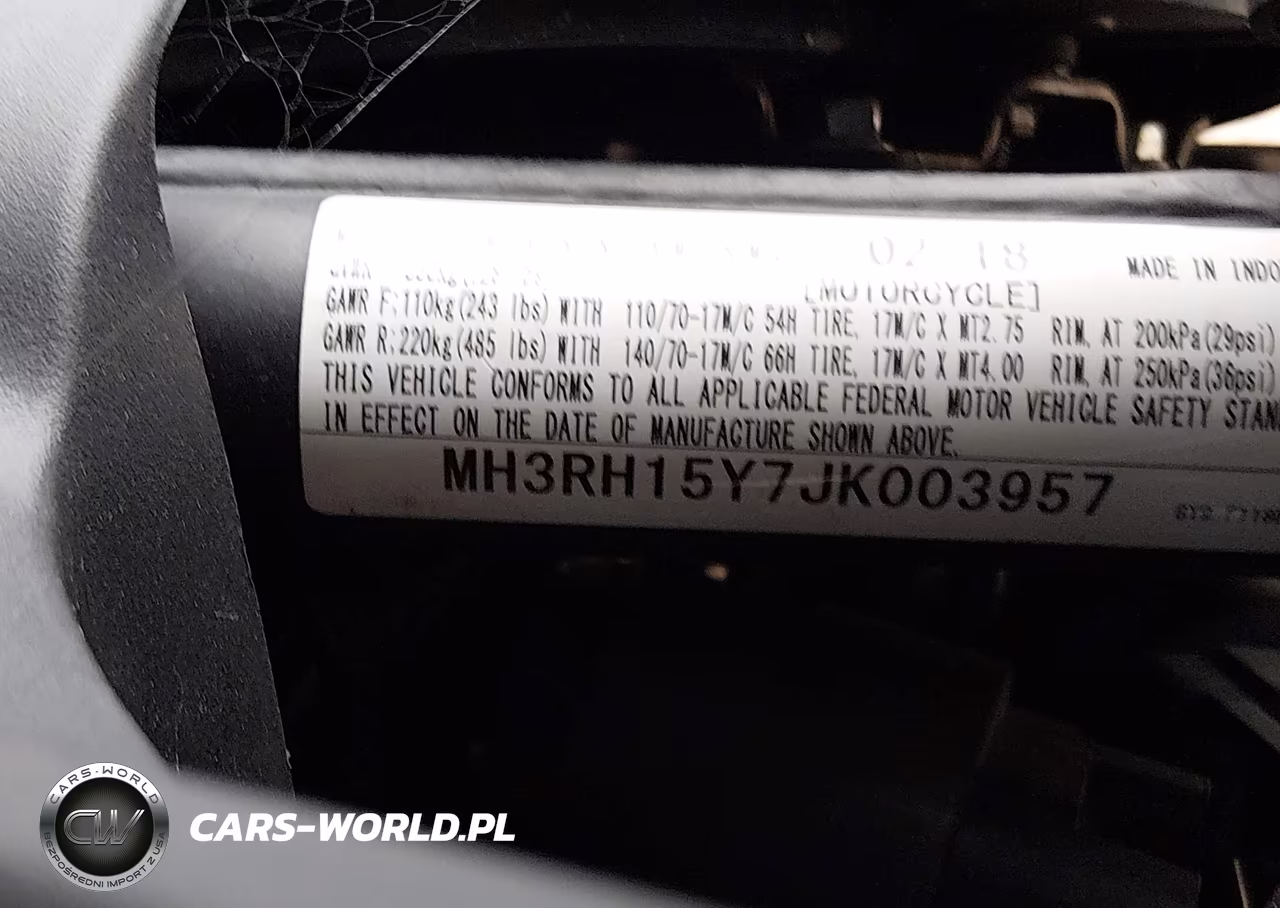 2018 Yamaha Yzfr3 A VIN:MH3RH15Y7JK003957 - 10