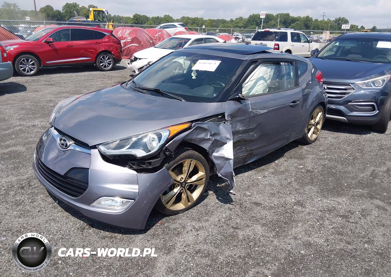 2016 Hyundai Veloster VIN:KMHTC6AD7GU267580 - 2