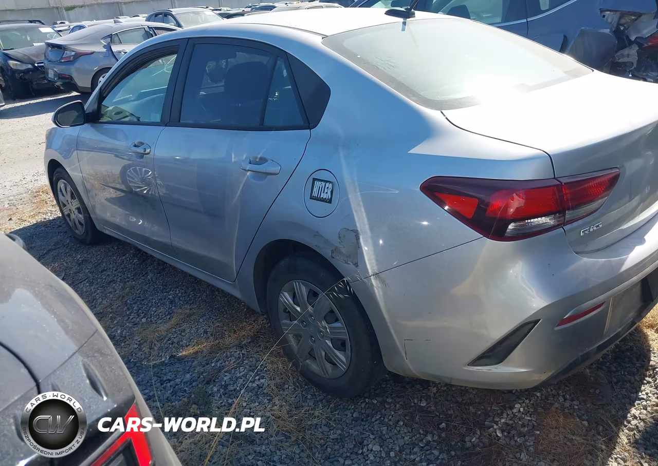 2021 Kia Rio Lx VIN:3KPA24AD7ME406233 - 3