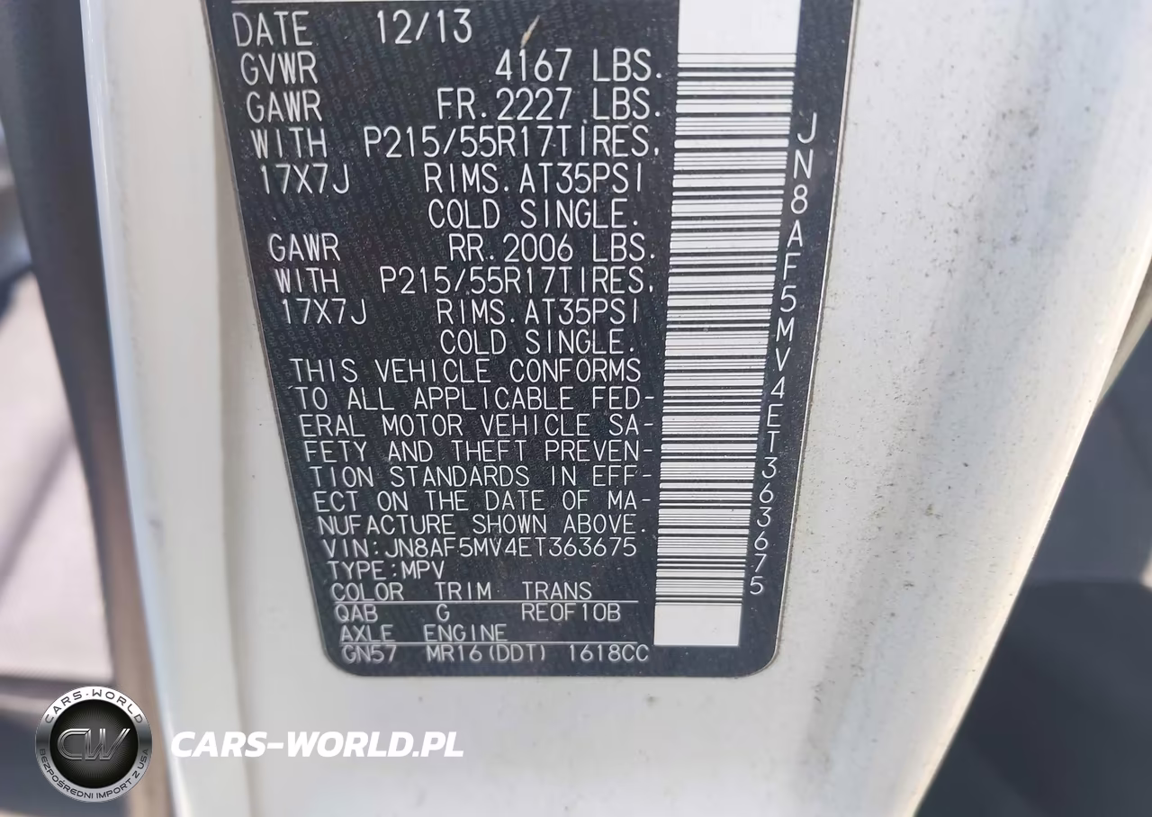 2014 Nissan Juke S VIN:JN8AF5MV4ET363675 - 9