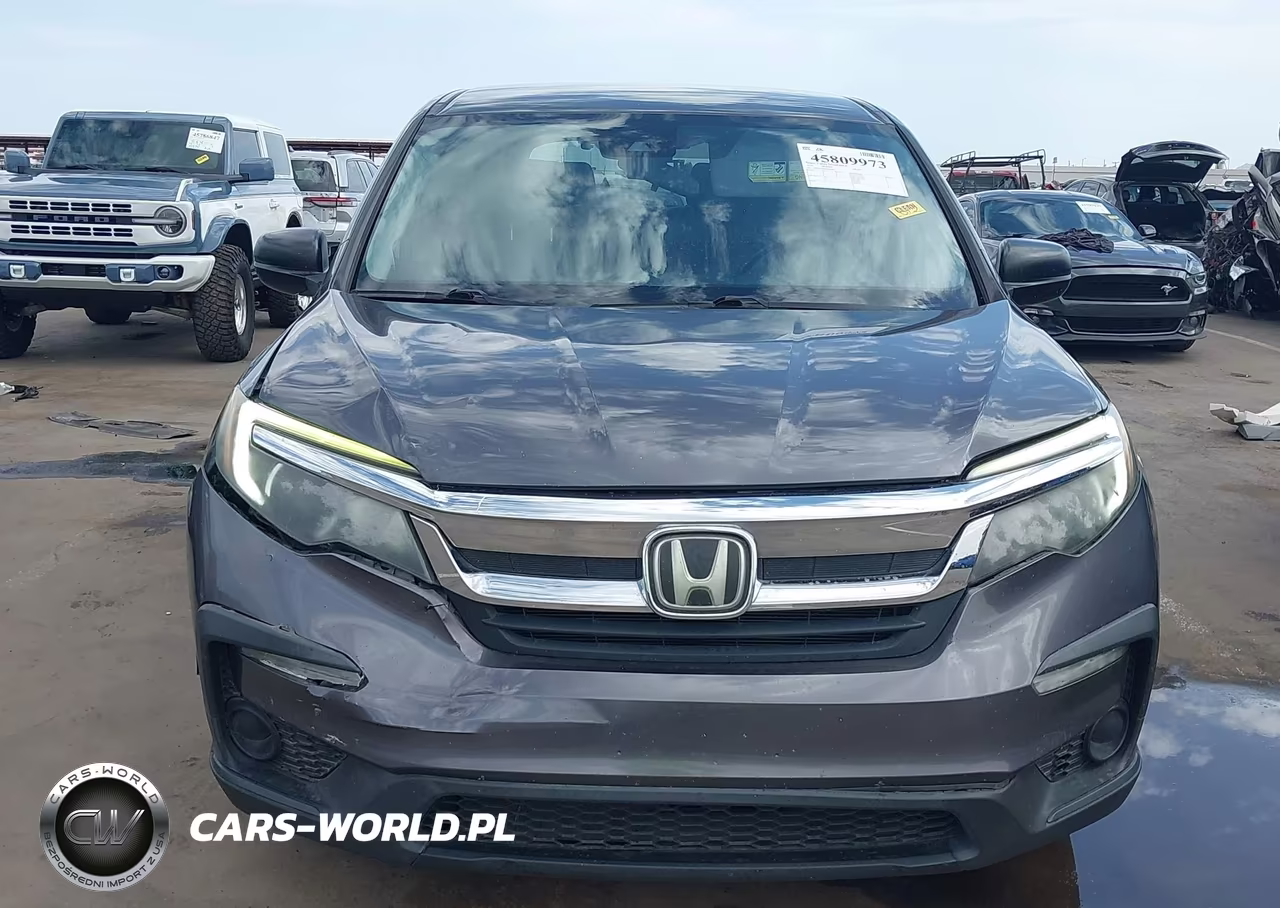 2019 Honda Pilot Lx VIN:5FNYF5H18KB016883 - 12