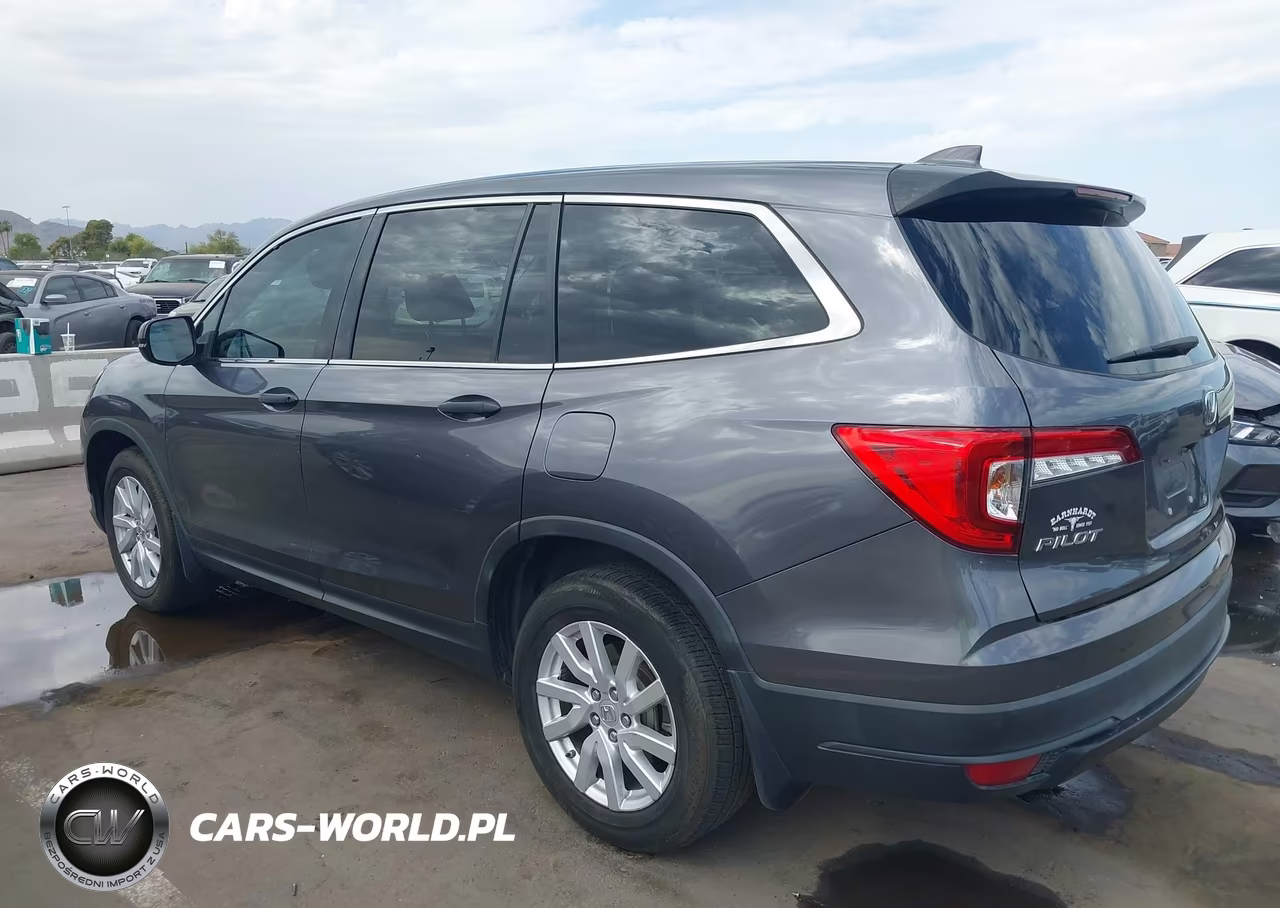 2019 Honda Pilot Lx VIN:5FNYF5H18KB016883 - 3