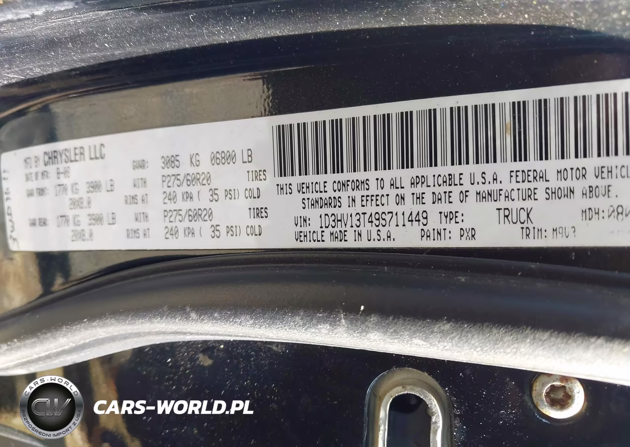 2009 Dodge Ram 1500 VIN:1D3HV13T495711449 - 9