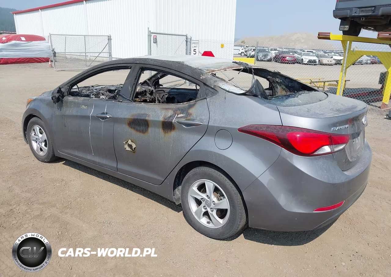 2014 Hyundai Elantra Se VIN:5NPDH4AE3EH505553 - 3