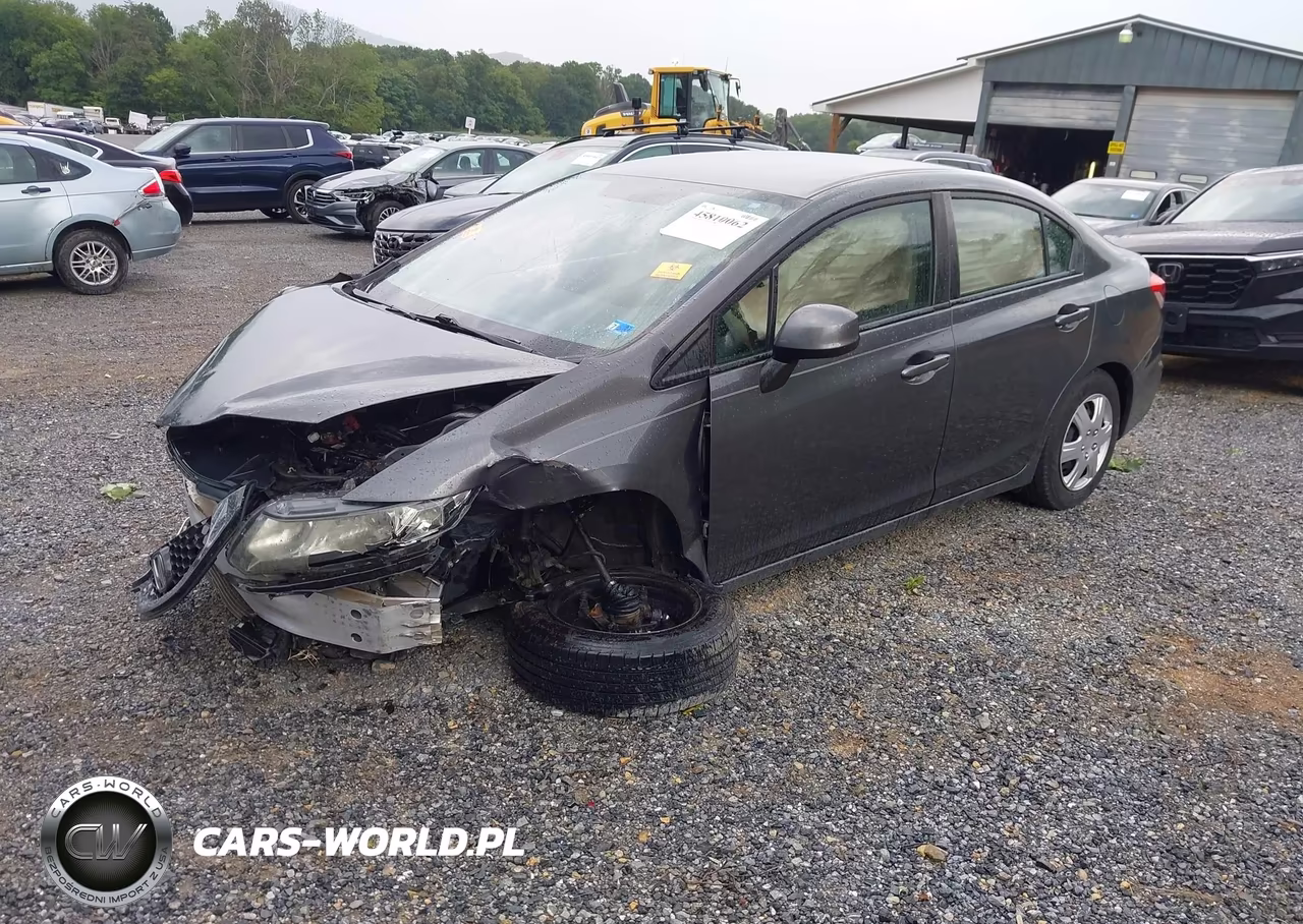 2013 Honda Civic Lx VIN:2HGFB2F52DH530931 - 2