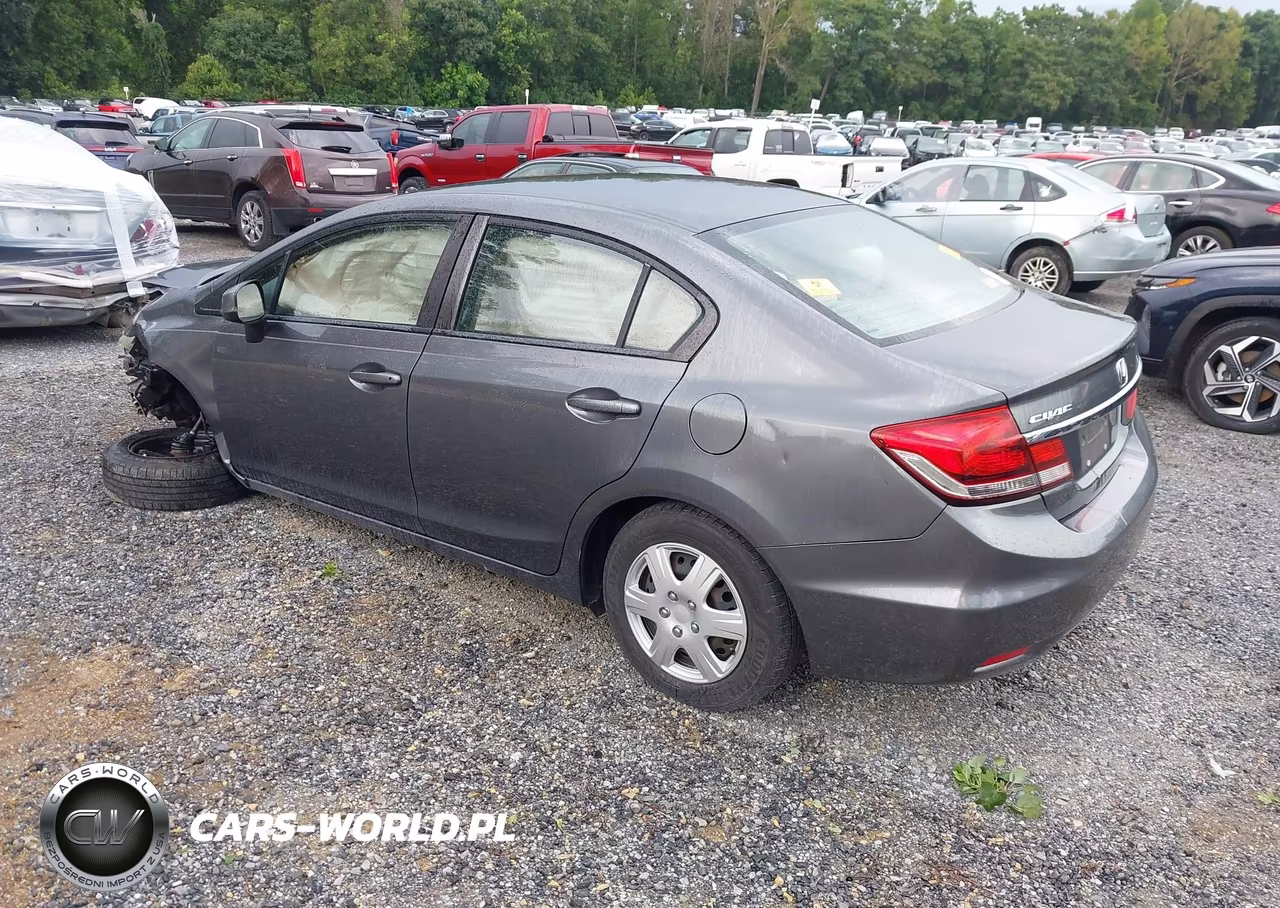 2013 Honda Civic Lx VIN:2HGFB2F52DH530931 - 3