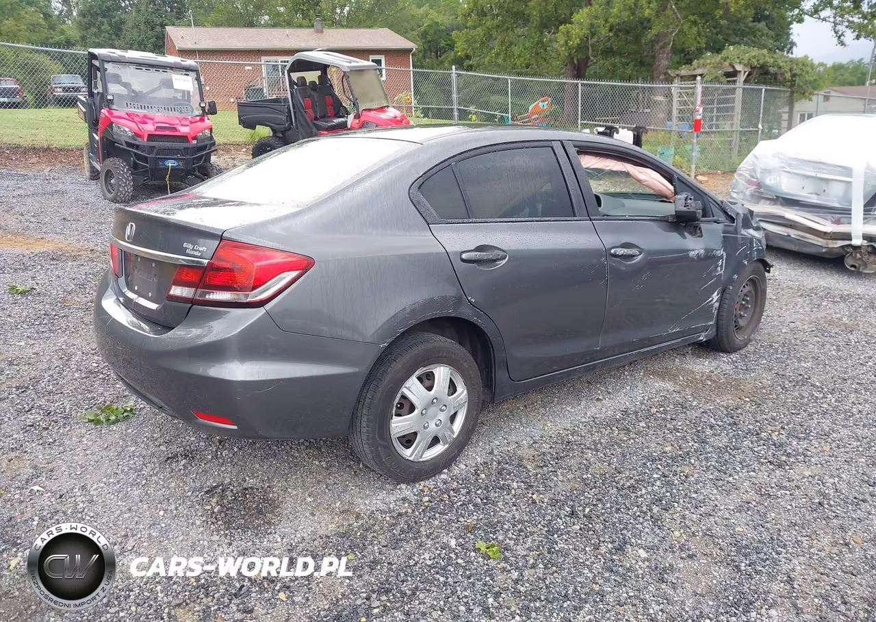 2013 Honda Civic Lx VIN:2HGFB2F52DH530931 - 4