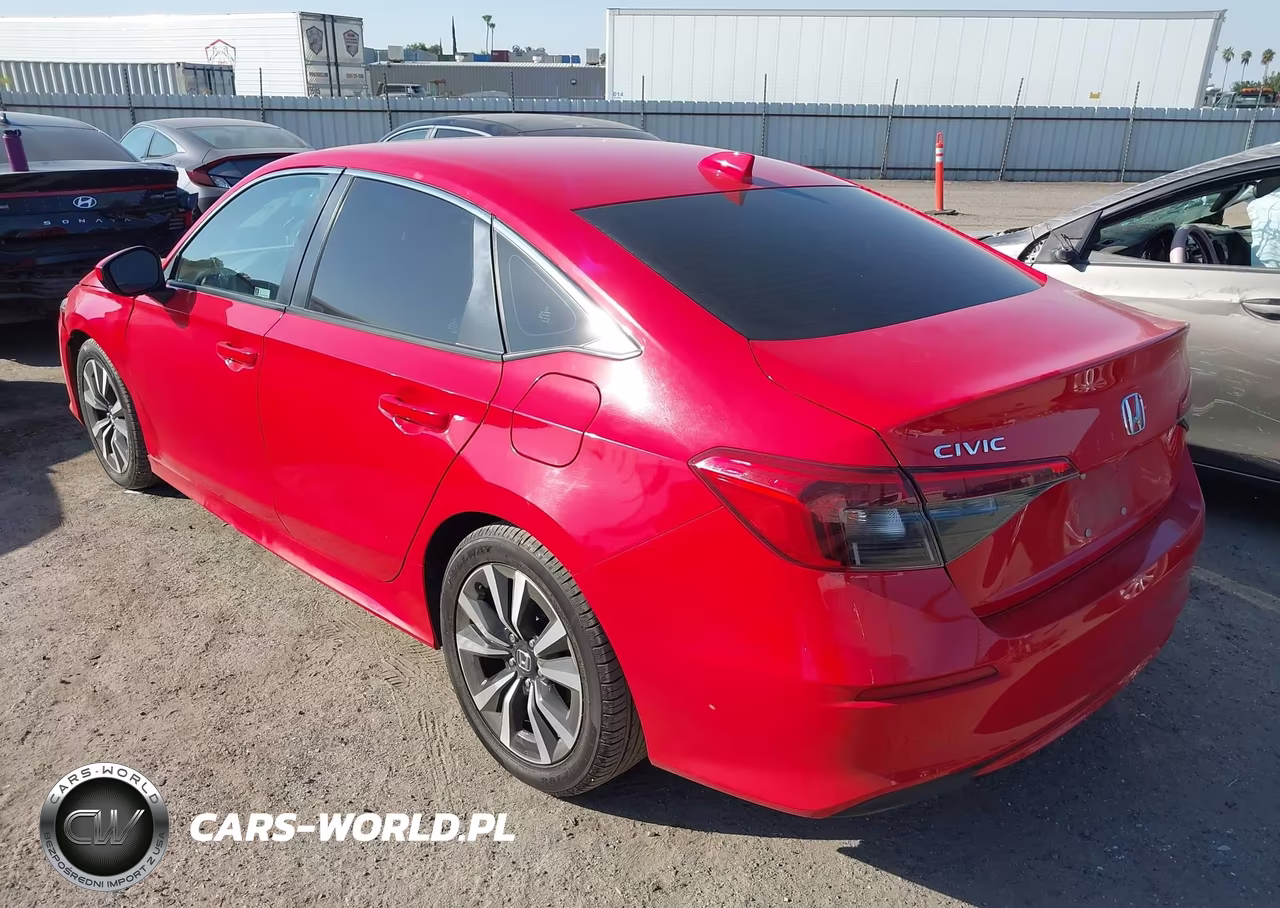 2022 Honda Civic Ex VIN:2HGFE1F7XNH325703 - 3