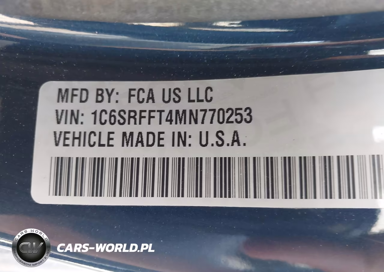 2021 Ram 1500 Big Horn 4X4 5'7 Box VIN:1C6SRFFT4MN770253 - 9