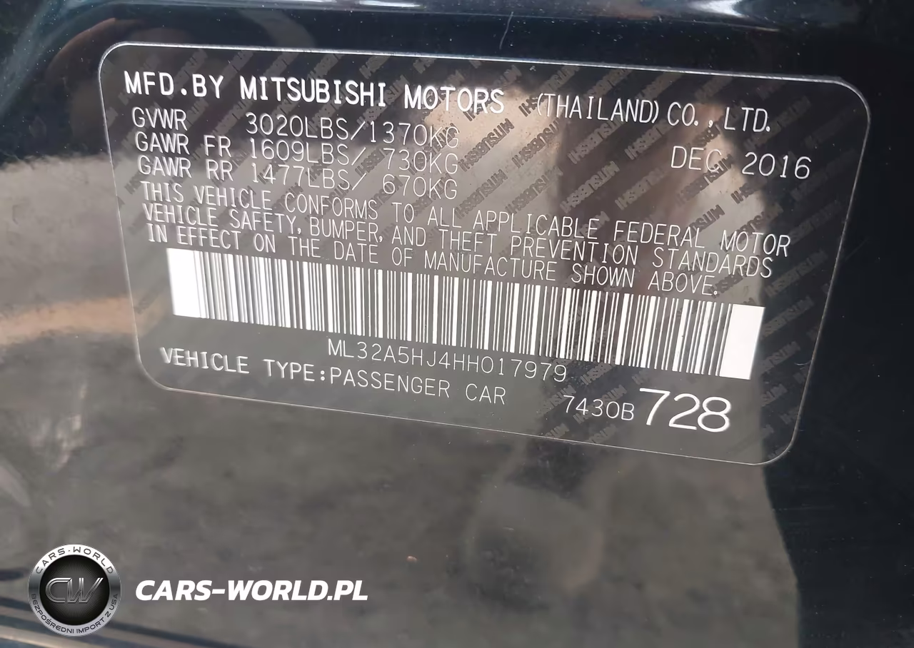 2017 Mitsubishi Mirage Gt VIN:ML32A5HJ4HH017979 - 9