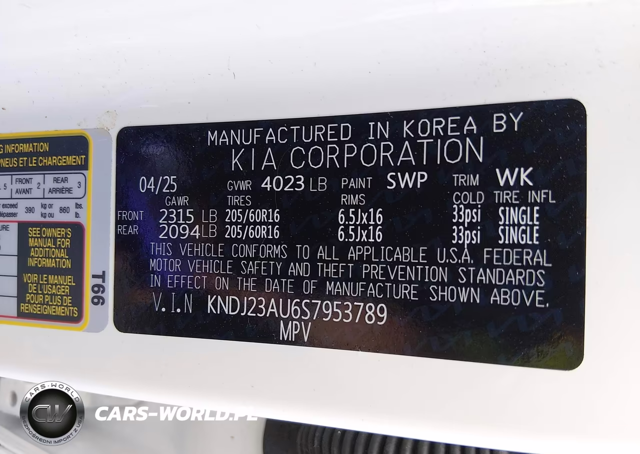2025 Kia Soul Lx VIN:KNDJ23AU6S7953789 - 9
