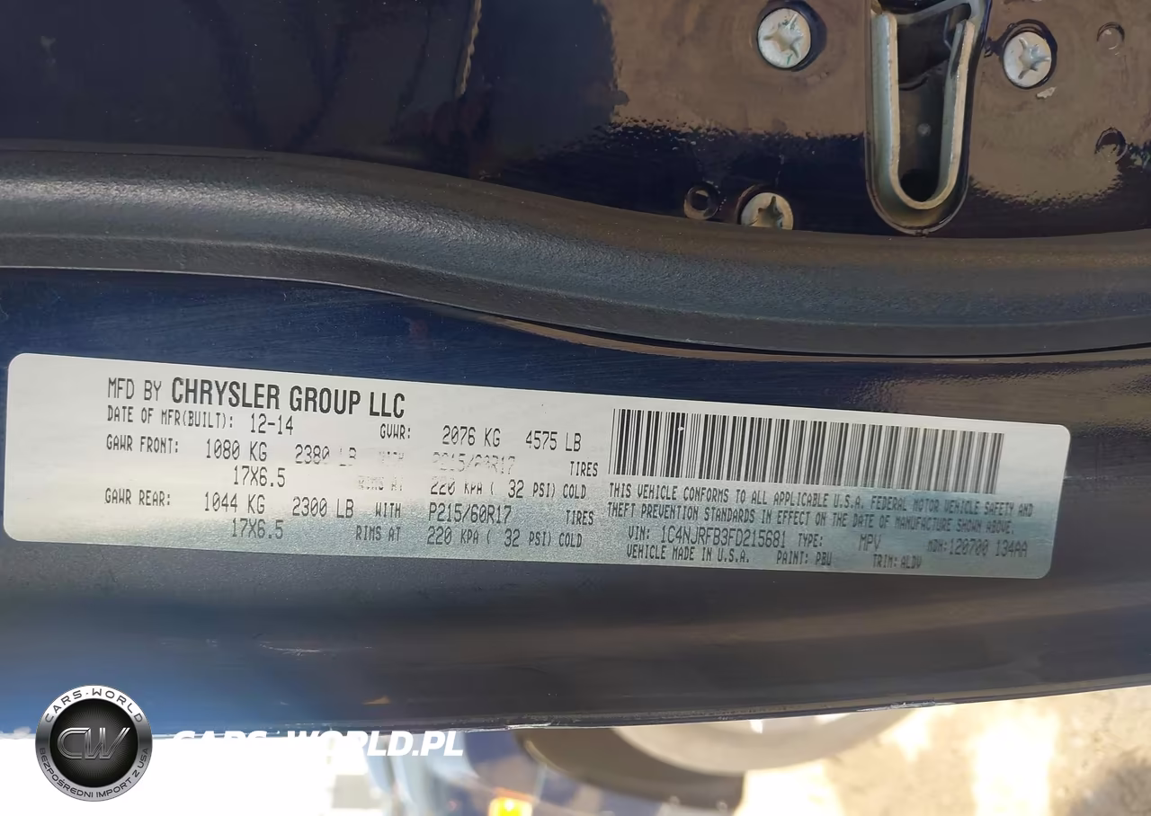 2015 Jeep Patriot High Altitude Edition VIN:1C4NJRFB3FD215681 - 9