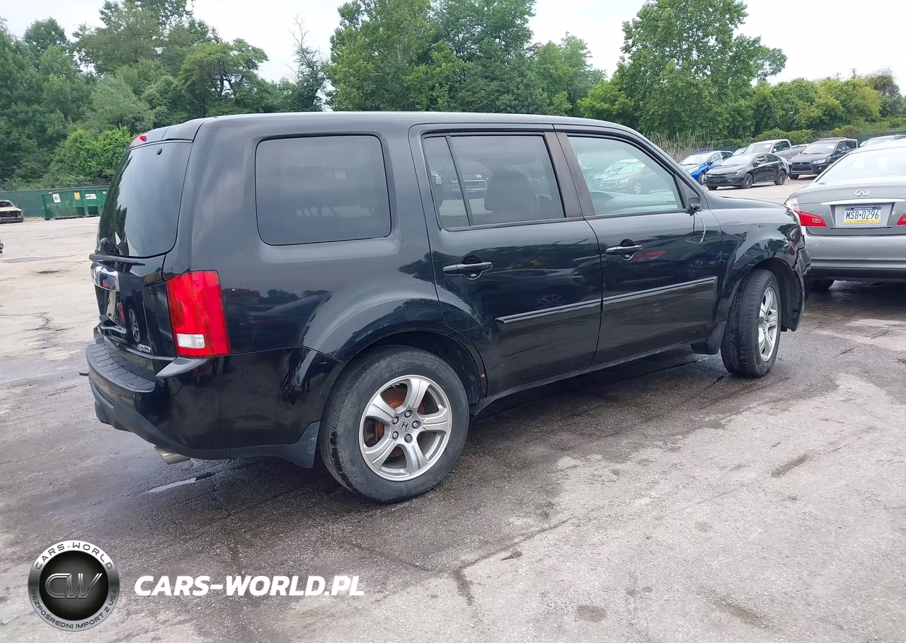 2012 Honda Pilot Ex-L VIN:5FNYF4H54CB027636 - 4