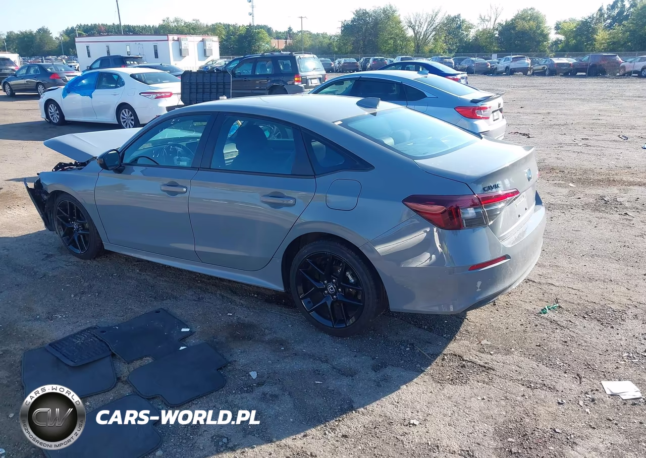2026 Honda Civic Sport VIN:2HGFE2F59TH527630 - 3