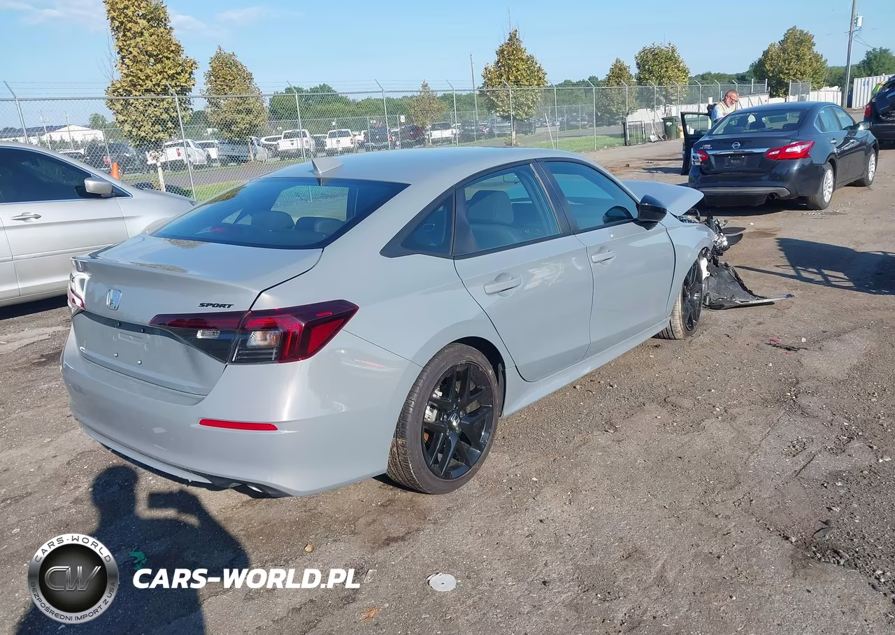 2026 Honda Civic Sport VIN:2HGFE2F59TH527630 - 4