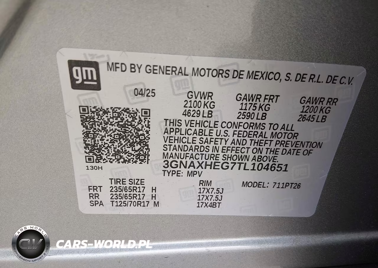 2026 Chevrolet Equinox Fwd Lt VIN:3GNAXHEG7TL104651 - 9
