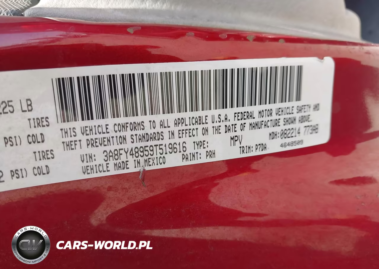 2009 Chrysler Pt Cruiser Lx VIN:3A8FY48959T519616 - 9