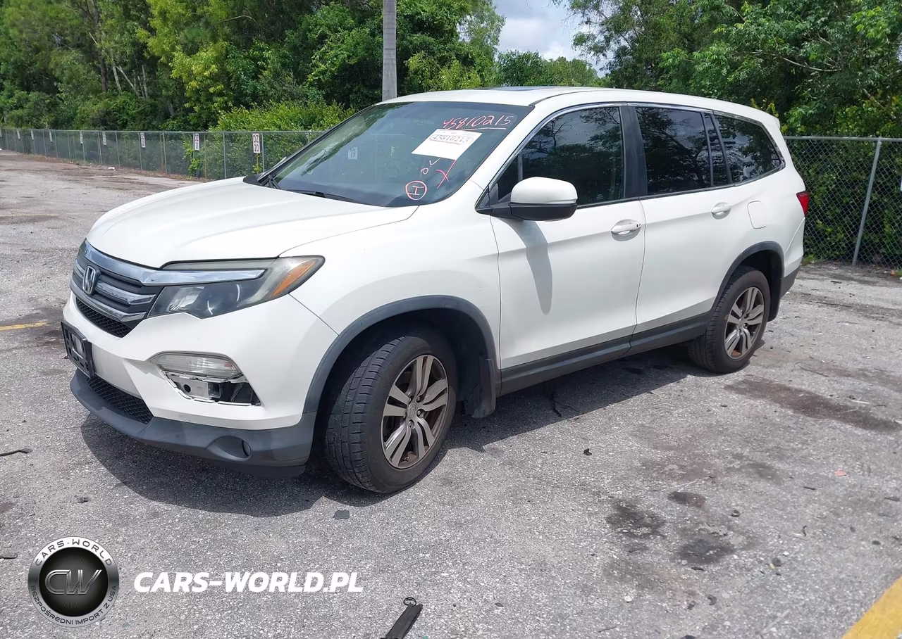 2017 Honda Pilot Ex-L VIN:5FNYF5H5XHB014421 - 2