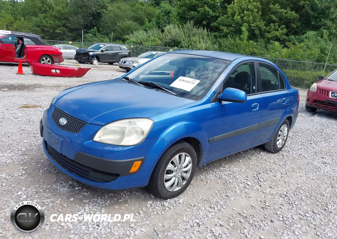 2008 Kia Rio Lx VIN:KNADE123186412854 - 2