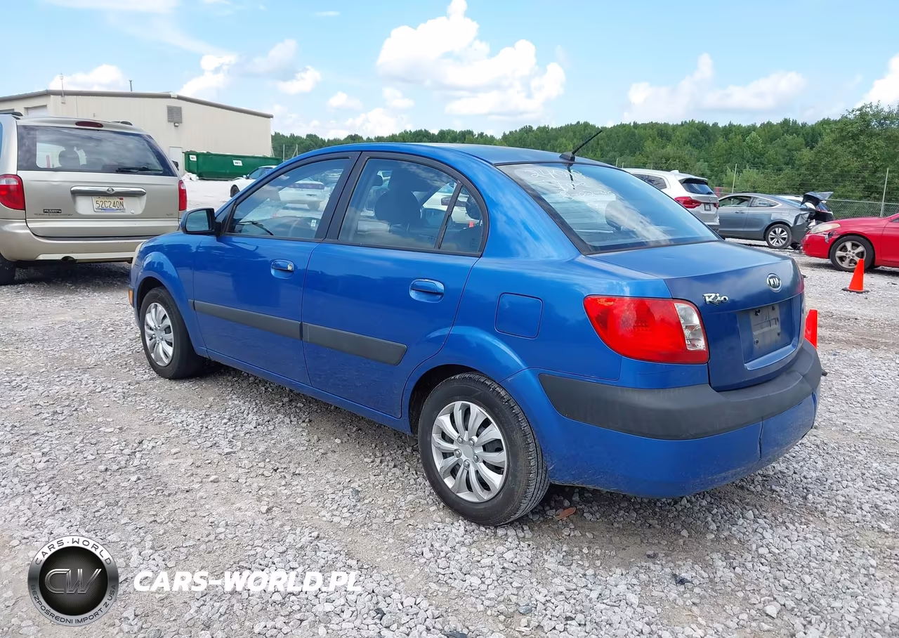 2008 Kia Rio Lx VIN:KNADE123186412854 - 3