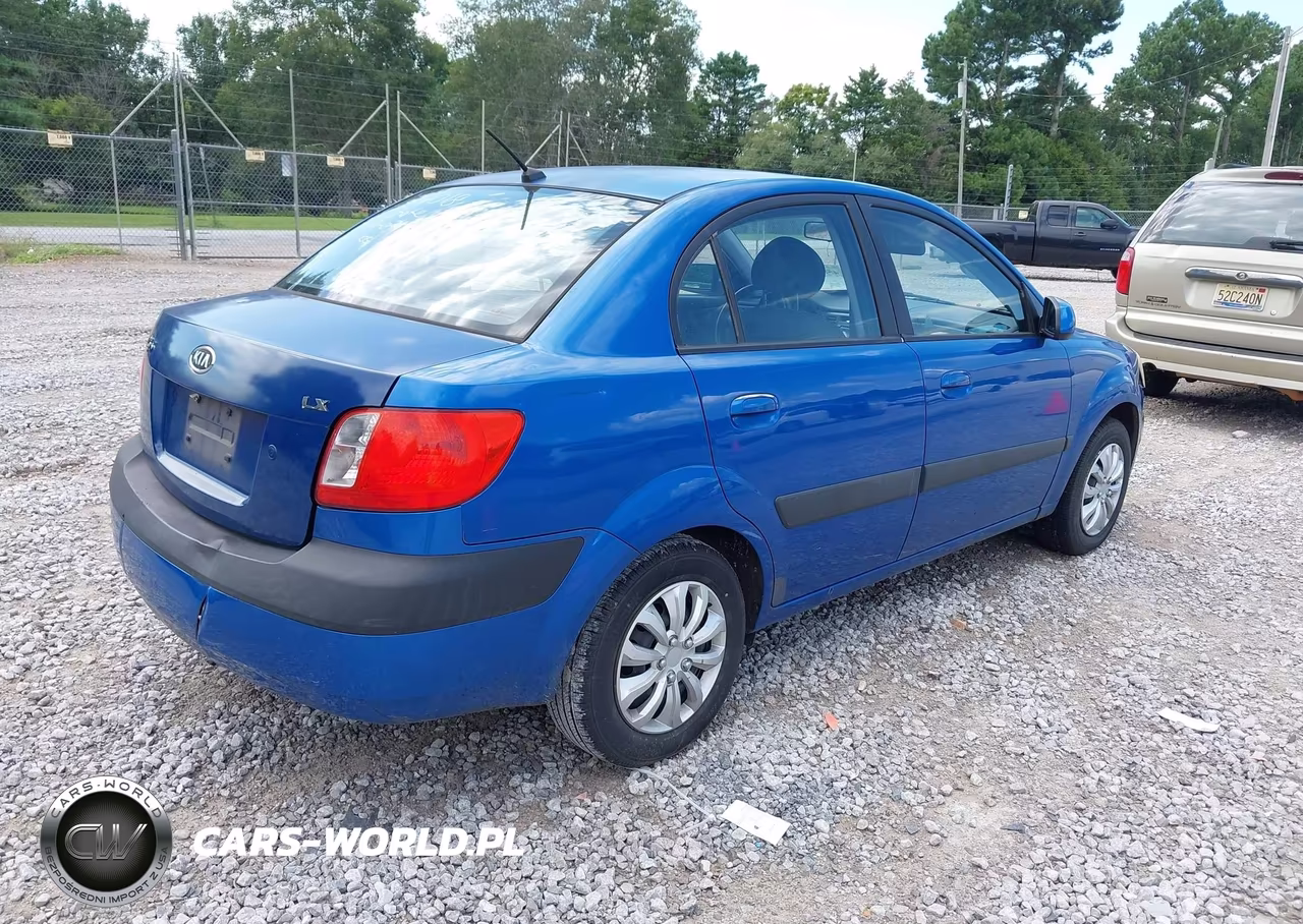 2008 Kia Rio Lx VIN:KNADE123186412854 - 4
