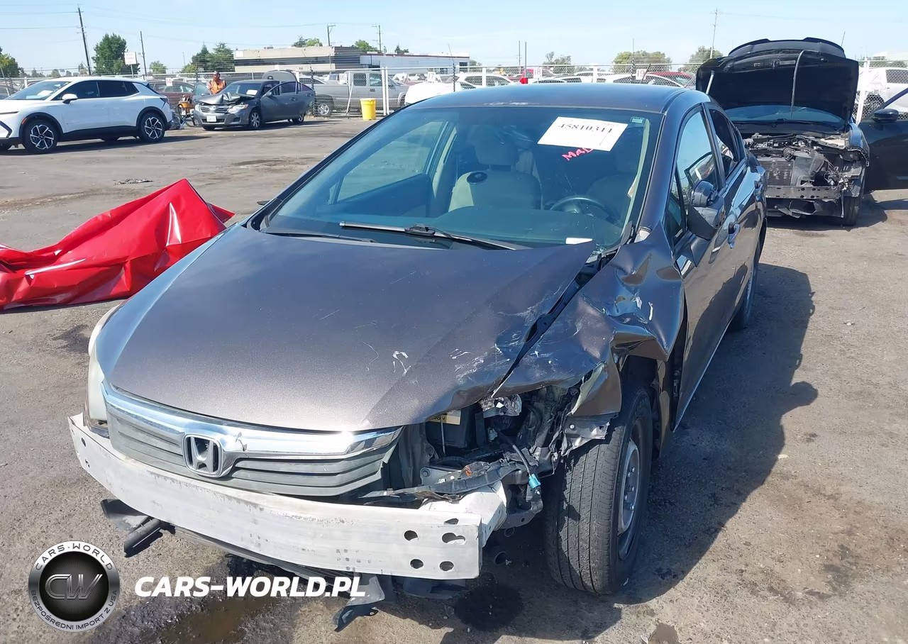 2012 Honda Civic Lx VIN:19XFB2F56CE307011 - 2