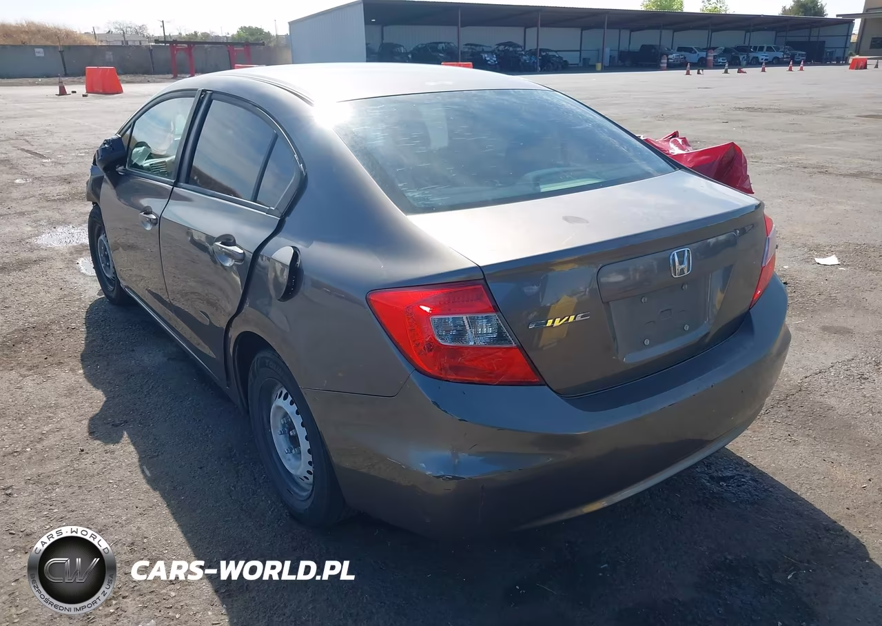 2012 Honda Civic Lx VIN:19XFB2F56CE307011 - 3