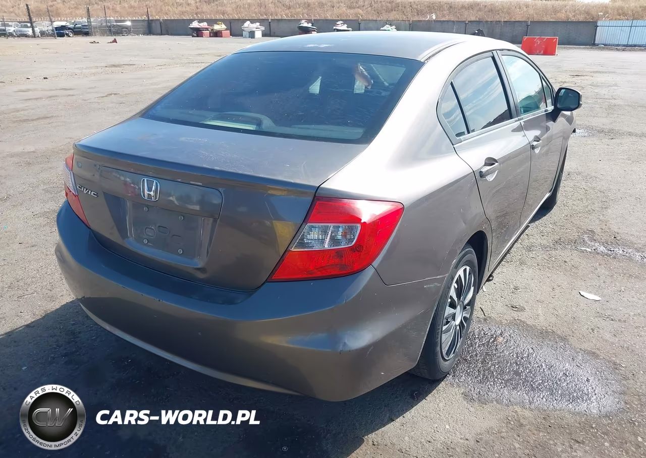 2012 Honda Civic Lx VIN:19XFB2F56CE307011 - 4