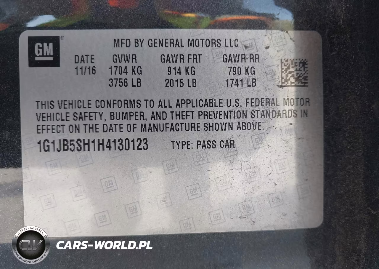 2017 Chevrolet Sonic Ls Auto VIN:1G1JB5SH1H4130123 - 9