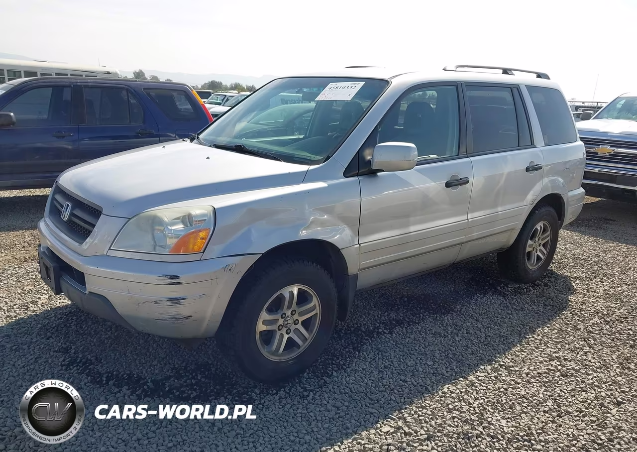 2004 Honda Pilot Ex-L VIN:2HKYF18744H543823 - 2