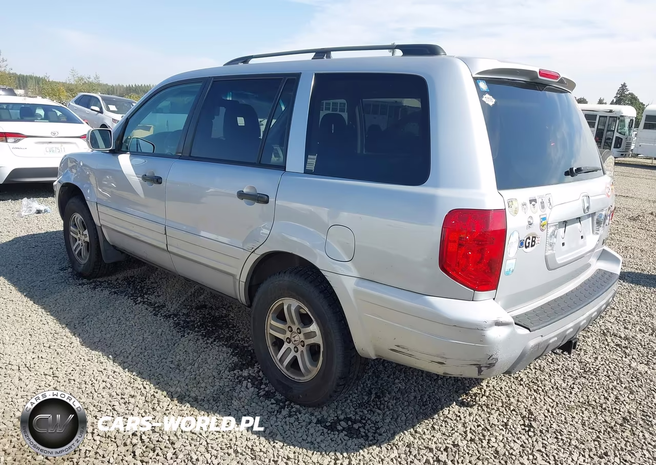 2004 Honda Pilot Ex-L VIN:2HKYF18744H543823 - 3