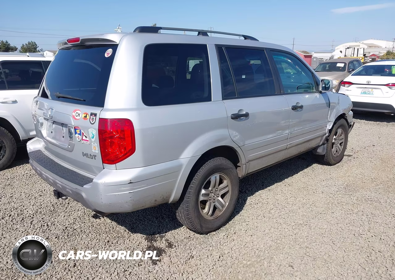 2004 Honda Pilot Ex-L VIN:2HKYF18744H543823 - 4