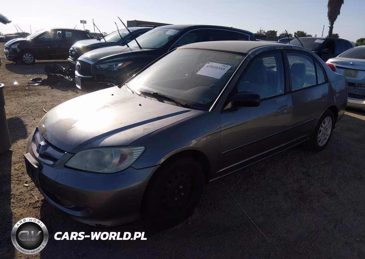 2004 Honda Civic Lx VIN:2HGES16504H519884 - 2