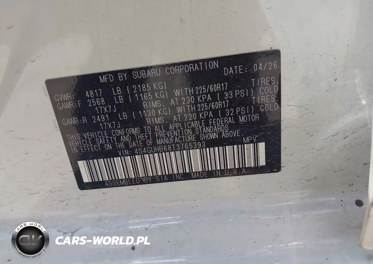 2026 Subaru Crosstrek VIN:4S4GUHB68T3765393 - 9